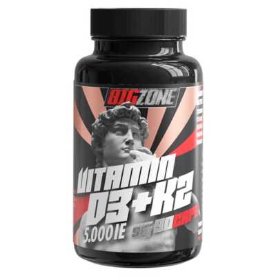 Big Zone Vitamin D3 + K2 90 Kapseln