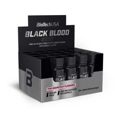 BioTech Black Blood Shot 20x60ml  LEMONADE