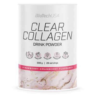 BioTech Clear Collagen 308g Strawberry Cranberry
