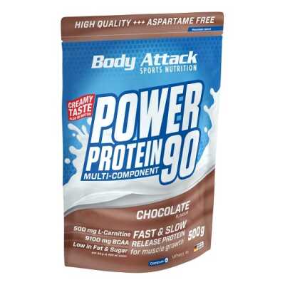 Body Attack Power Protein 90 500g Erdbeere