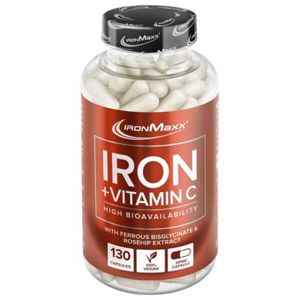 IronMaxx Eisen + Vitamin C - 130 Kapseln