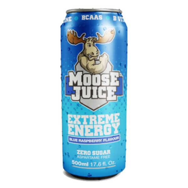 Muscle Moose Juice Energy BCAA Drink Zero Sugar - EINZELNE Dose 1x500ml