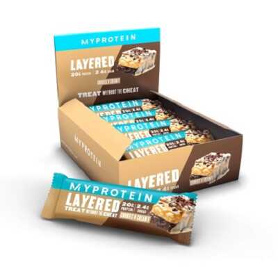 MyProtein Layered Bars 12x60g Triple Chocolate Fudge
