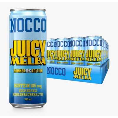 Nocco BCAA Drink 330 ml Juicy Melba 23 Stück Deformiert