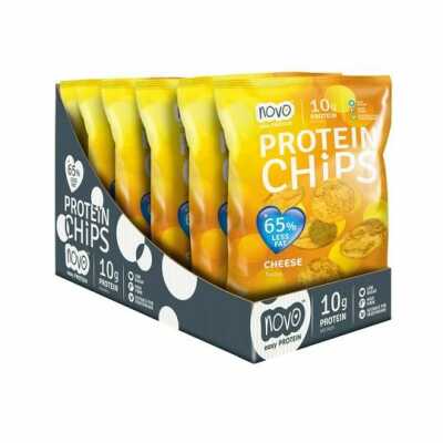 Novo Nutrition Protein Chips 6x30g Sour Cream & Onion