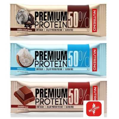 Nutrend Protein Bar 50% (30x50g) Kokosnuss