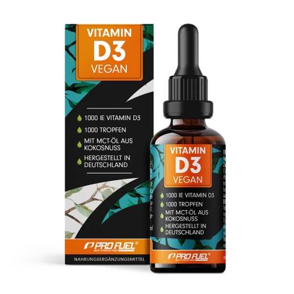 ProFuel Vitamin D3 Tropfen vegan / 1000 Tropfen (30ml)