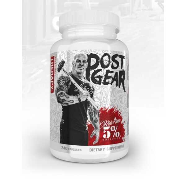 Rich Piana 5% Nutrition Post Gear PCT Support 240 Caps