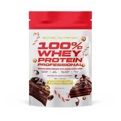 Scitec 100% Whey Protein Professional 500g LACTOSEFREE Chocolate Cake