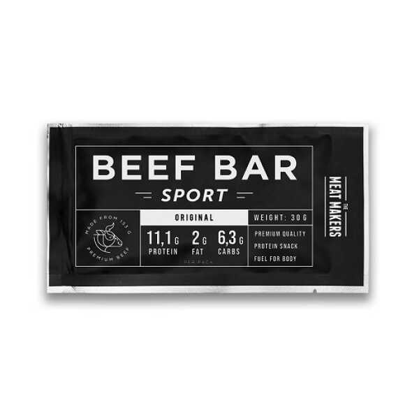 The Meat Makers Beef Jerky Sports Bar 6x30g