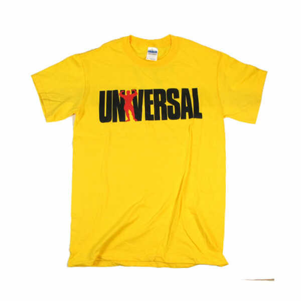 Universal T-Shirt "Universal 77" Gelb